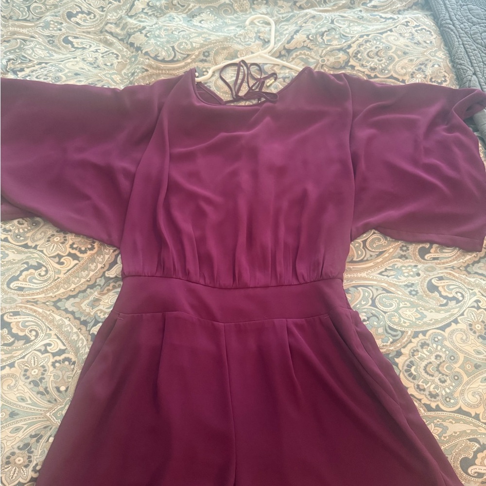 Elegant Purple Women's Dress